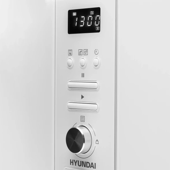 Микроволновая печь Hyundai HBW 2040 WG 20л. 800Вт белый (встраиваемая)