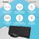 Клавиатура + мышь A4Tech Fstyler F1512 клав:черный мышь:черный USB (F1512 BLACK)