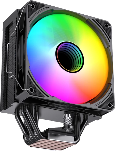 Устройство охлаждения(кулер) Bloody BD-AC220-ARGB1 ARGB Soc-AM5/AM4/1151/1200/2066/1700 черный 4-pin 14-26dB Al+Cu LCD 220W 596gr Ret (BD-AC220-ARGB1-BK)