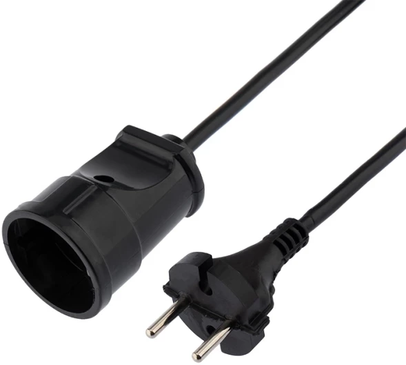 Удлинитель силовой PROconnect ПВС (11-7102) 2x0.75кв.мм 1розет. 20м ПВС 6A пласт.рамка черный