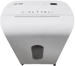 Шредер Cactus CS-SH-K4 белый/черный (секр.P-4) фрагменты 12лист. 17лтр. скрепки скобы пл.карты