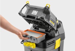 Строительный пылесос Karcher NT 30/1 Tact Te L 1380Вт (уборка: сухая/влажная/сбор воды) серый