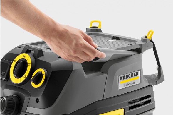 Строительный пылесос Karcher NT 30/1 Tact Te L 1380Вт (уборка: сухая/влажная/сбор воды) серый