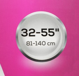 Кронштейн для телевизора Ultramounts UM903 черный 32&amp;quot;-55&amp;quot; макс.20кг настенный поворотно-выдвижной и наклонный