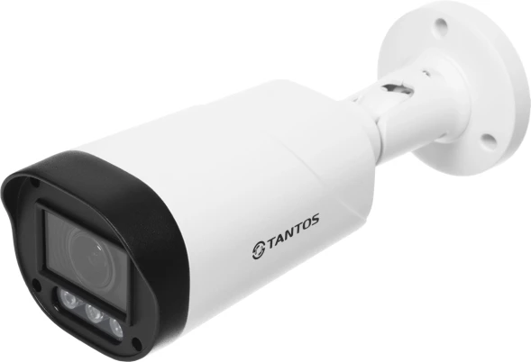 Камера видеонаблюдения аналоговая Tantos TSc-P1080pUVCv 2.8-12мм HD-CVI HD-TVI цв. корп.:белый/черный (00-00156691)