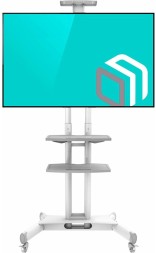 Подставка для телевизора Onkron TS1552 белый 40&amp;quot;-70&amp;quot; макс.60.5кг напольный мобильный