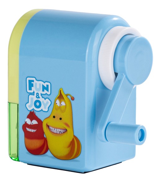 Точилка для карандашей механическая Deli E0641L Larva 1 отверстие пластик ассорти