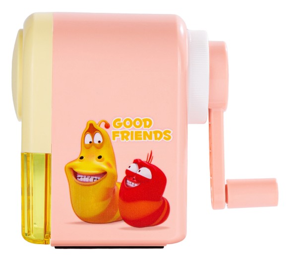 Точилка для карандашей механическая Deli E0641L Larva 1 отверстие пластик ассорти