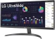 Монитор LG 29&amp;quot; UltraWide 29WQ500-B черный IPS LED 21:9 HDMI матовая 1000:1 250cd 178гр/178гр 2560x1080 100Hz FreeSync DP FHD 4.5кг
