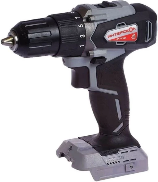 Дрель-шуруповерт Интерскол ДА-13/18ВК 45 аккум. патрон:быстрозажимной (кейс в комплекте) (575.0.0.70)