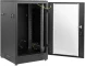 Шкаф коммутационный ЦМО (ШТК-М-24.6.8-1ААА-9005) напольный 24U 600x800мм пер.дв.стекл 2 бок.пан. задн.дв.стал.лист направл.под закл.гайки 600кг черный 655мм 70.2кг 180град. 1245мм IP20 металл