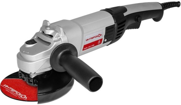 Углошлифовальная машина Интерскол УШМ-150/1300 1300Вт 8500об/мин рез.шпин.:M14 d=150мм (664.1.0.00)