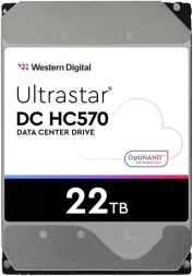 Жесткий диск WD SATA-III 22TB WUH722222ALE6L4 Server Ultrastar DC HC570 512E (7200rpm) 512Mb 3.5&amp;quot;