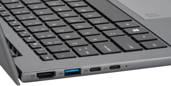 Ноутбук IRU Planio 14INP N-series N100 8Gb SSD256Gb Intel UHD Graphics 14&amp;quot; IPS FHD (1920x1080) Windows 11 Pro Multi Language 64 grey WiFi BT Cam 5000mAh (2023712)