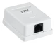 Розетка ITK CS2-1C5EU-12 настен. RJ45 1 кат.5E UTP бел.