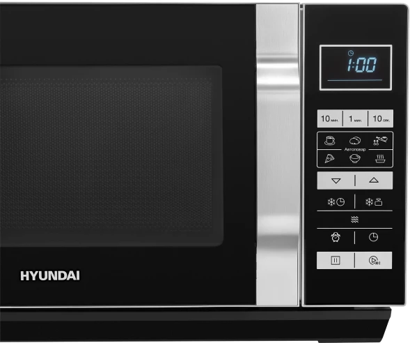 Микроволновая Печь Hyundai HYM-D3044 23л. 900Вт черный/серебристый