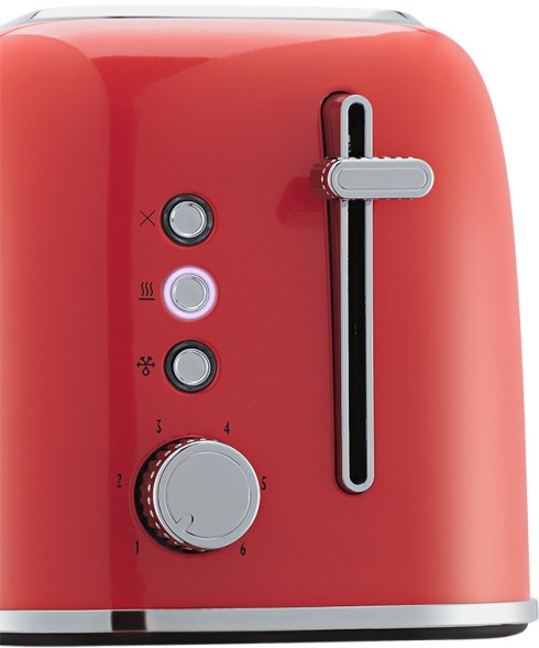 Тостер Kitfort КТ-6218-1 870Вт красный