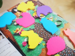 Блок самоклеящийся бумажный Stick`n 21780 50лист. фиолетовый 1цв.в упак. &amp;quot;слон&amp;quot;