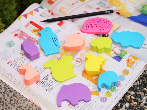 Блок самоклеящийся бумажный Stick`n 21780 50лист. фиолетовый 1цв.в упак. &amp;quot;слон&amp;quot;