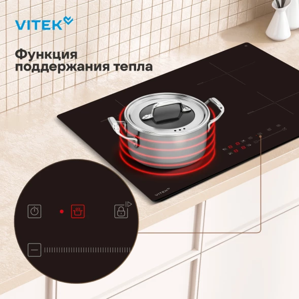 Индукционная варочная поверхность Vitek VHI6410 черный