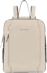 Рюкзак женский Piquadro Circle CA4576W92/BECU бежевый/кофейный натур.кожа