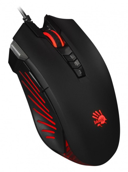 Мышь A4Tech Bloody V9M черный оптическая (6200dpi) USB (9but)