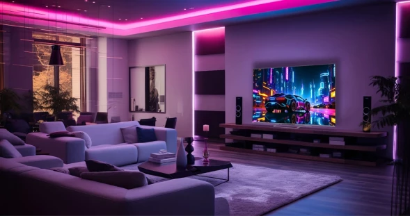 Телевизор QLED Skyworth 65&amp;quot; 65Q77G Magic Sound Game TV Frameless серый-металлик/серый 4K Ultra HD 144Hz MEMC DVB-T DVB-T2 DVB-C DVB-S DVB-S2 USB WiFi Smart TV