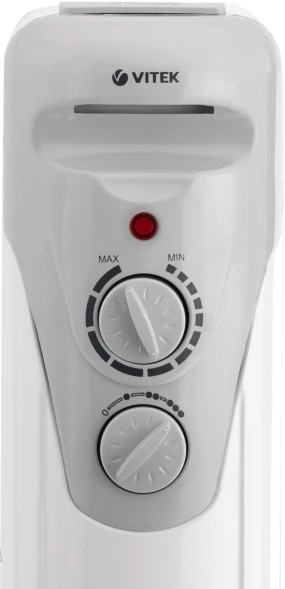Радиатор масляный Vitek VT-1707 1000Вт белый