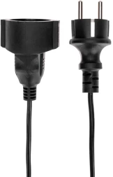 Удлинитель силовой PROconnect PROc-Uc (13-4914) 3x0.75кв.мм 1розет. 20м ПВС 6A пласт.рамка черный