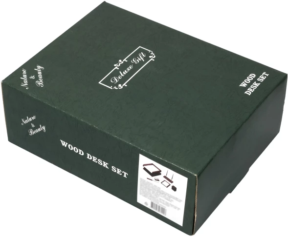 Настольный набор Good Sunrise M6C-25A (6 предметов) красное дерево дерево бордовый/черный