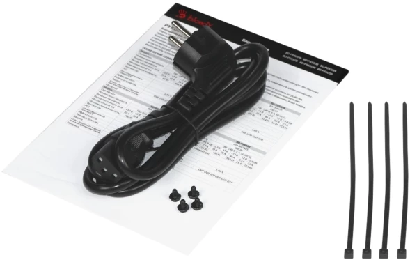 Блок питания Bloody ATX 650W BD-PS650B 80+ bronze (20+4pin) APFC 120mm fan 6xSATA RTL