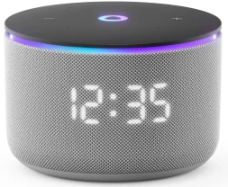 Умная колонка Yandex Станция Мини 3 Про Алиса серый 18W 1.0 BT/Wi-Fi (YNDX-00059GRY)