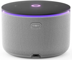 Умная колонка Yandex Станция Мини 3 Про Алиса серый 18W 1.0 BT/Wi-Fi (YNDX-00059GRY)