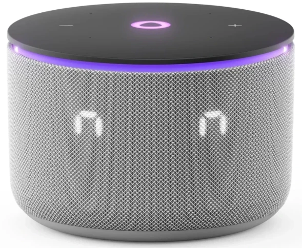 Умная колонка Yandex Станция Мини 3 Про Алиса серый 18W 1.0 BT/Wi-Fi (YNDX-00059GRY)