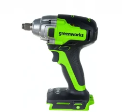Гайковерт Greenworks GD24IW400 аккум. патрон:квад.1/2&amp;quot; (3802907CUG)