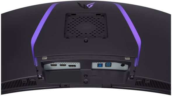 Монитор LG 34&amp;quot; UltraWide 34GS95QE-B черный OLED LED 21:9 HDMI M/M матовая HAS Piv 275cd 178гр/178гр 3440x1440 240Hz G-Sync FreeSync Premium Pro DP WQ USB 9.3кг