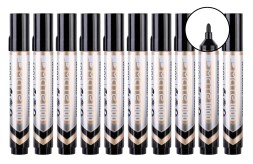 Маркер для досок Deli EU008-BK Mate круглый пиш. наконечник черный (1шт.)