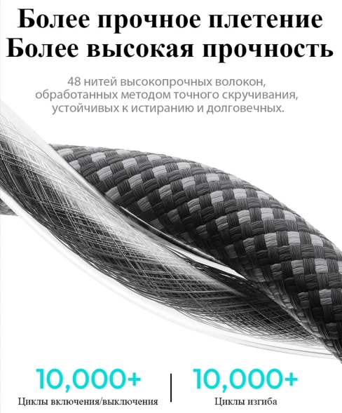 Кабель Romoss CB3235 6958377525982 USB Type-C (m)-USB Type-C (m) 1м серый