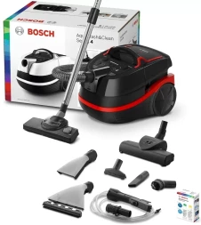 Пылесос Bosch Serie 4 BWD421POW 2100Вт черный/красный