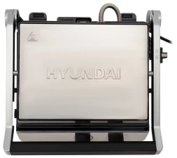 Электрогриль Hyundai HYG-5047 2200Вт серебристый/черный
