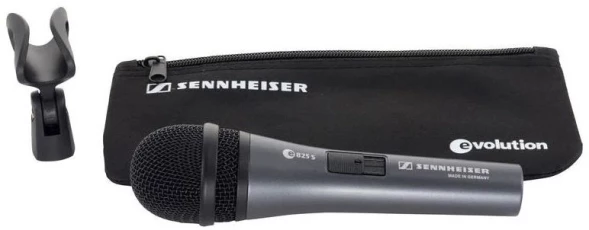 Микрофон проводной Sennheiser E 825-S черный