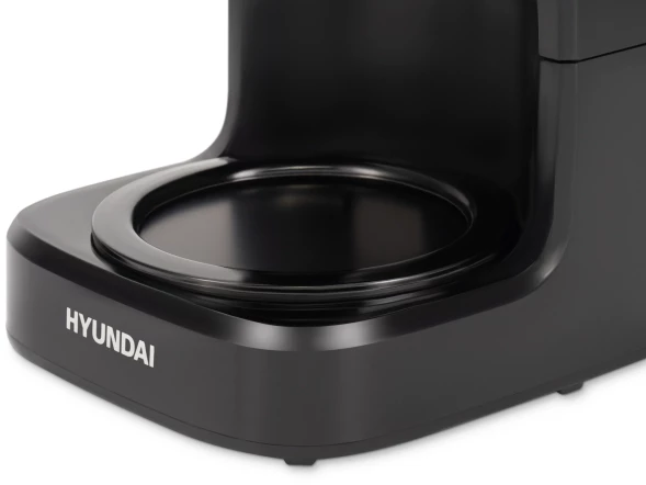 Кофеварка капельная Hyundai HYD-1212 900Вт черный/серебристый