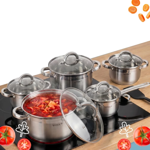 Набор посуды Vitek Режим Вкусно VT-SS2190 10 предметов