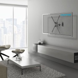 Кронштейн для телевизора Kromax CORBEL-6 черный 22"-65" макс.30кг настенный поворот и наклон