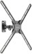 Кронштейн для телевизора Kromax CORBEL-6 черный 22&amp;quot;-65&amp;quot; макс.30кг настенный поворот и наклон