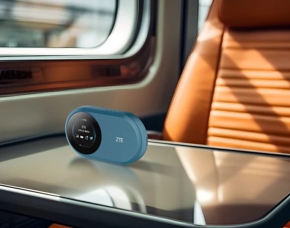 Модем 3G/4G ZTE U10s Pro USB Wi-Fi VPN Firewall +Router внешний темно-синий