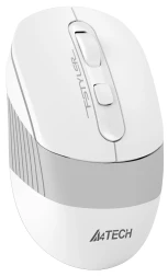 Мышь A4Tech Fstyler FB10C белый/серый оптическая (2000dpi) беспроводная BT/Radio USB (4but)