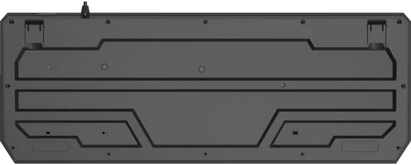 Клавиатура Acer OKW300 черный USB for gamer LED (ZL.KBDCC.019)