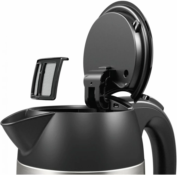Чайник электрический Bosch TWK3P 1.7л. 2400Вт нержавеющая сталь корпус: нерж.сталь/пластик (TWK3P420)