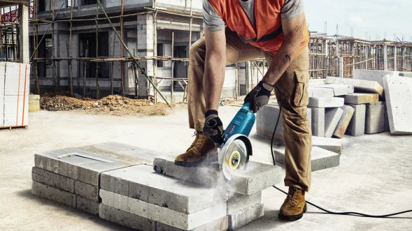 Углошлифовальная машина Bosch GWS 2200-230 RSP 2200Вт 6500об/мин рез.шпин.:M14 d=230мм (06018C1320)